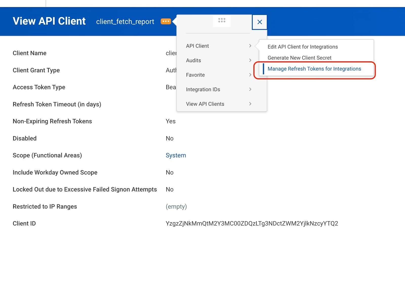 Manage refresh tokens for integrations